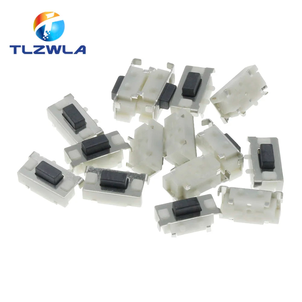 100PCS DC12V 50mA Micro Tact Switch Touch 3*6*3.5 3x6x3.5 SMD For MP3 MP4 Tablet PC Button Bluetooth Headset Remote Control