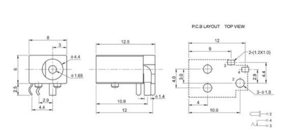 5Pcs DC Power Jack Connector 3.5×1.35mm 4.0×1.7mm Female Socket Assortment DC002 DC003 DC023 DC031 DC033