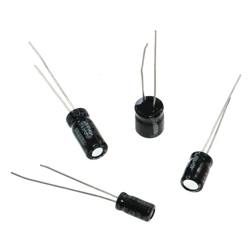 300pcs 15 Values 0.1uF-470uF Mix Electrolytic Capacitor Kit With Storage Box