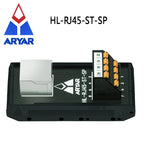 Quick Wiring RJ45 Female To Spring Termianl Block Module RJ45 Vertical Breakout Board Din Rail Mounting Splitter Adapter