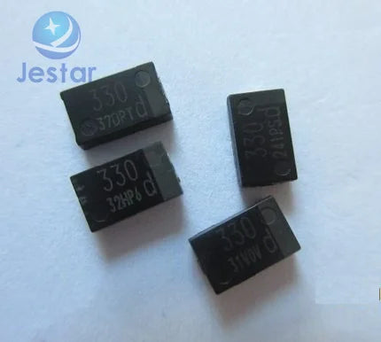 20-100pcs  470UF 220UF 330UF 6.3V D type 7343 Tantalum capacitor replace the notebook OE128 0E128 OE907 0E907
