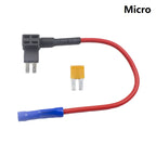 4PCS Car Vehicle Circuit Fuse Tap Adapter Blade Standard Low Profit Mini Micro ATM ATC APM Add-A-Circuit Holder 12-24v