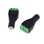 Earphone Audio Jack 3.5mm Connector Stereo Adapter 3.5mm RCA Audio Mono Channel Plug to Screw Terminal Audio Mono Channel Plug