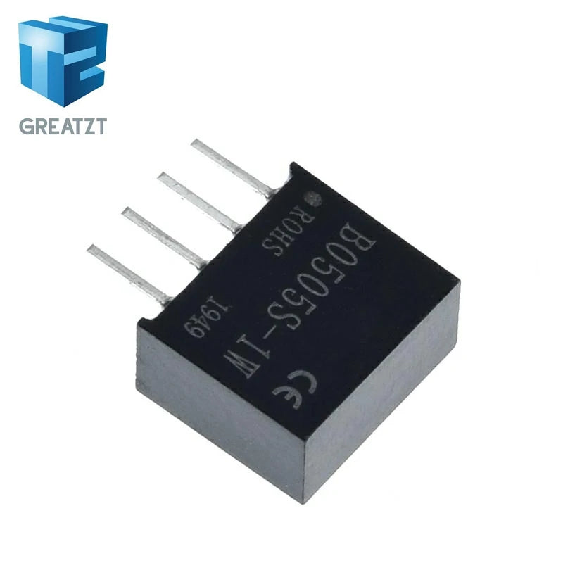 GREATZT 1/5Pcs B0505S-1W 5V to 5V converter DC DC power module converter 1000VDC Isolation