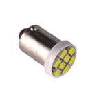 100pcs AC DC 6V 6.3V BA9S Non polar 8 SMD 1206 3020 T4W LED Bulbs for pinball machine White Red Blue Green Yellow green 6.3V AC
