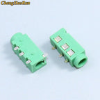 PJ Series 3.5mm Stereo Female Socket with Screw Audio Headphone Jack 3P Vertical Double Channel Connector 393 358 313 306（1-20）