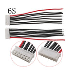 5Pcs JST-XH 2.54mm Pitch 1/2/3/4/5/6/7S Balancer Cable 22AWG Silicone RC Lipo Battery Balancer Charger Plug Wire Connector