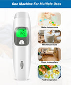 Cofoe Digital Infrared Thermometer Forehead Ear Non-Contact medical Termometro LCD Body Fever Baby/Adult Temperature measure