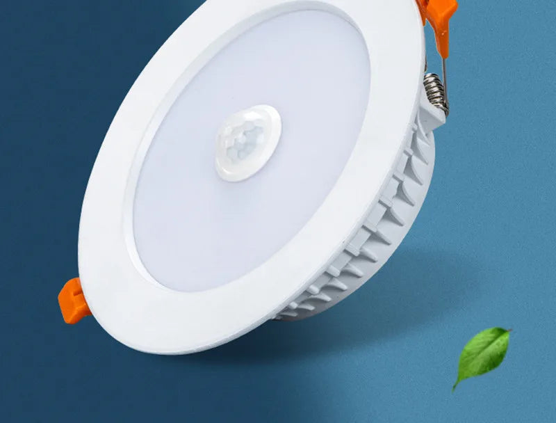 LED Downlight Smart Infrared Induction LED Ceiling Spot light 3W 5W 9W 18W 20W 220V Motion Sensor Recessed Round LED Panel Light