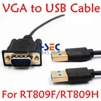 VGA cable to headphone jack wire Flash line Printer line adapter For RT809F icsp lcd led USB RT809H emmc-nand flash Programmer