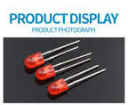 1000PCS 504 Oval With Color Short Leg Red Blue Green Light-Emitting Diode LED Lamp Bead