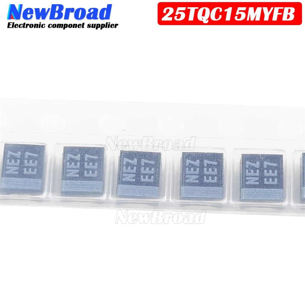 10PCS SMD Polymer Tantalum Capacitor TEPSLB21E156M8R EE7 NEZ 25V 15UF 3528 1210 B-type 25TQC15MYFB