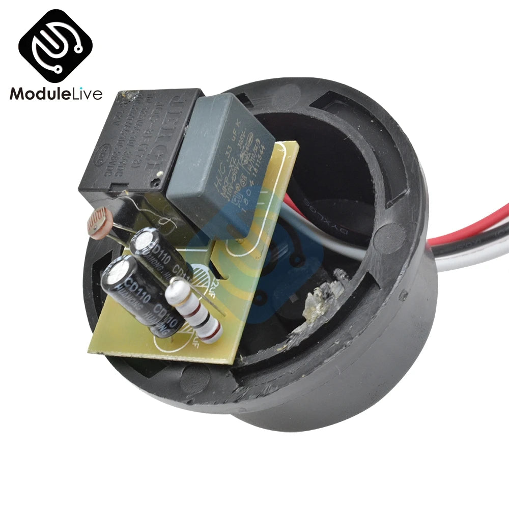 AS-20 DC 12V AC 110V 220V 10A Waterproof Sensitive Auto Photo Switch On/Off Photocell Street LED Light Switch Sensor Switch Tool