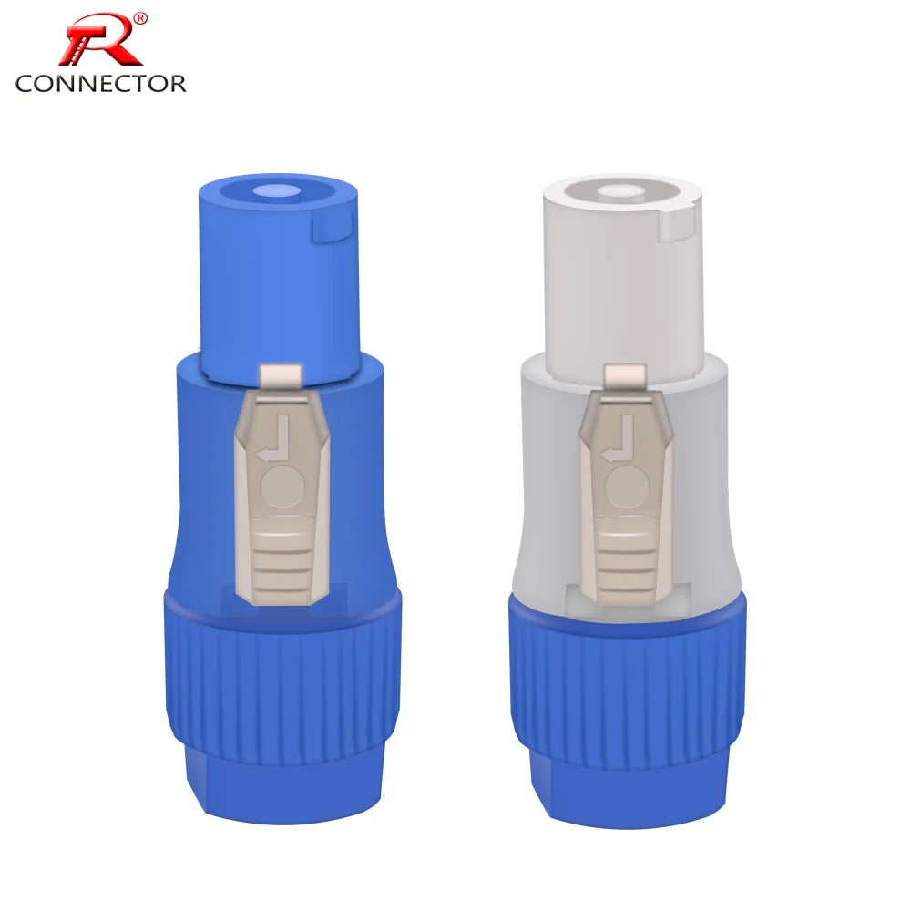 1PC Powercon Connector 3 pins 20A 250V NAC3FCA NAC3FCB Male Plug For Electric Drill LED Screen Stage Lighting Power Connecting