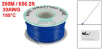 0.58mm Wire OD 200M 250M Electrical Wire Wrapping Wire Tin Plated Copper Wire PCB Solder Cable P/N DM-30-1000 30 AWG for Laptop