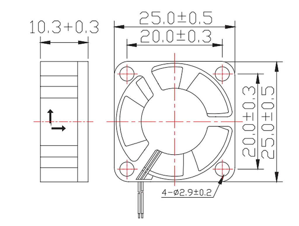 DC Cooling Fan 5V 12V 24V 3010/4010/5015/5010 Dupont Wire Cooler 5015 Turbo Blower Radiator Fans for 3D Printer Cooling