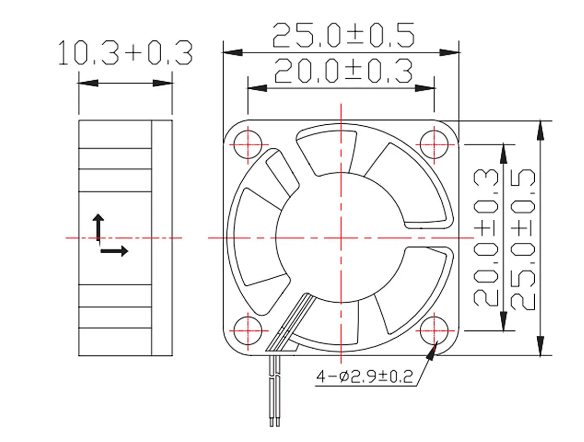DC Cooling Fan 5V 12V 24V 3010/4010/5015/5010 Dupont Wire Cooler 5015 Turbo Blower Radiator Fans for 3D Printer Cooling