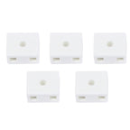 5PCS /Lot 2 Postion 5 Hole Ceramic Wiring Terminal Block High Frequency Porcelain Dual Row Wire Connector