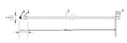 1PCS NTC Thermistor Temperature Sensor B3950 5/10/15/20/50/100K 1% Air Probe Air Conditioning Probe 50CM