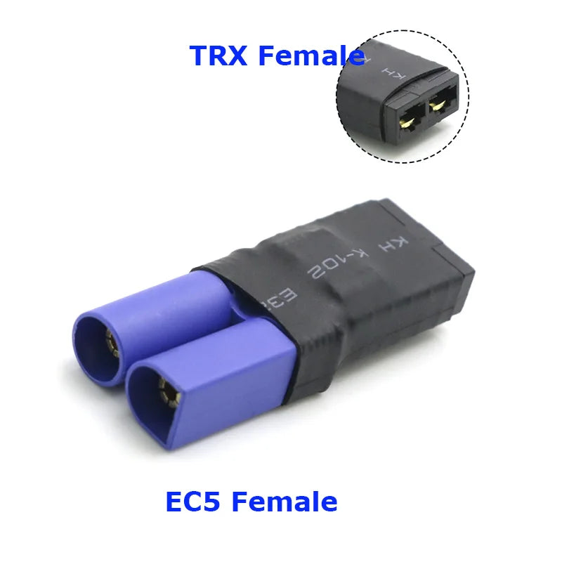 Amass Adapter XT60 to XT90 EC5 EC3 TRX T Deans XT30U Female Male Connectors 4.0mm Banana Plug RC Lipo Battery Control Parts DIY