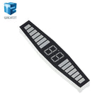 1/2PCS Reversing Radar Display 0.36 Connected Digital Tube LED Seven Segments Gongyang Green/Yellow/Red Three Colors