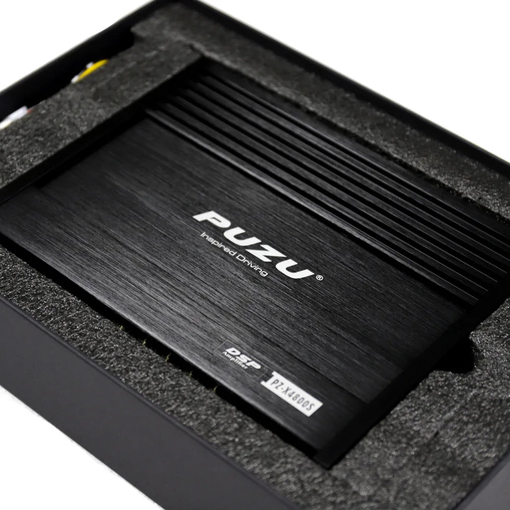 PUZU PZ-X4800S  6core 32bit 8CH with power Car Audio DSP Digital signal processor built in amplifier 8X150W support BT5.0 OPT