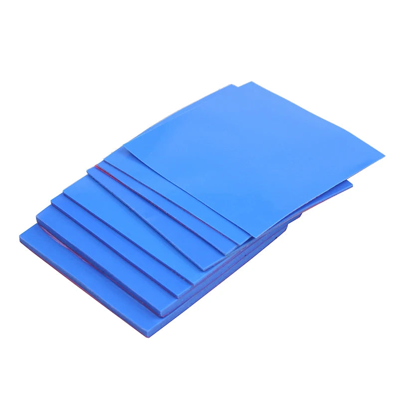 2 Pieces 100x100mm Thermal Pad 0.5mm/1mm/1.5mm/2mm/2.5mm/3mm/4mm/5mm Thickness GPU CPU Heatsink Cooling Conductive Silicone Pad