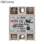 SSR -10DD 25DD 40DD DC Control DC SSR White Shell Single Phase Solid State Relay 5~60VDC TO 3~32VDC
