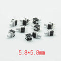 10pcs 5.8*5.8 Self-locking/reset PCB Keyboard Micro Switch Push Tactile Power Self lock On/Off Latching Switch 6pin mini 12V0.1A