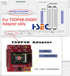 Original TSOP48 adapter xgecu minipro TL866II plus universal tl866 nand flash programmer chips TSOP48 nand adapters socket