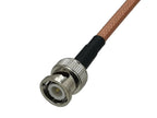 1pcs RG142 BNC Male Plug to BNC Male Plug RF Coaxial Connector Pigtail Jumper Cable New 6inch~5M