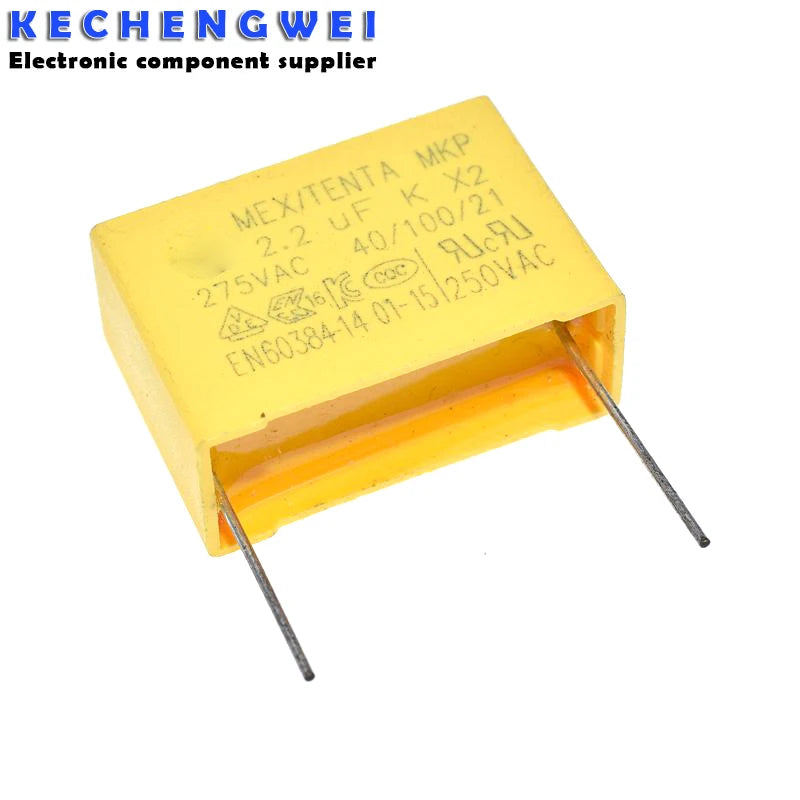 10pcs 275VAC capacitor X2 series 0.01UF ~ 2.2UF Polypropylene film capacitor New 10nf 100nf 150nf 200nf 680nf 470nf 1UF