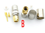 20pcs SMA Male Plug / RP-SMA Female Jack Crimp FOR RG8 RG165 RG213 LMR400 Cable RF Adapter
