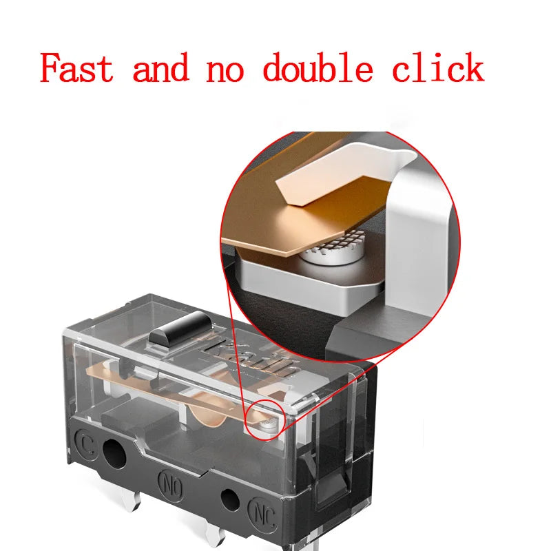 Kailh Micro Switch GM8.0 Mouse Switch Esports Mouse Accessory Computer Mice Gold Contactor 80 Million Click Left Right Button
