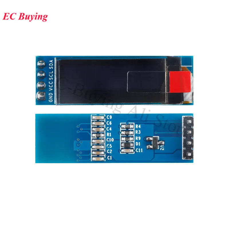 0.91 Inch OLED Module 0.91" Screen White/Blue/Yellow 128X32 LCD LED Display Module IIC I2C SPI Interface SSD1306 for Arduino