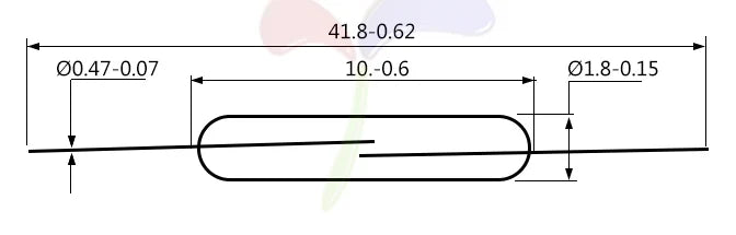 20Pcs/5pcs Reed Switch Magnetic Induction Switch Normally Open Normally Closed NO NC Conversion Sensor Induction 4*28MM 1.8*10