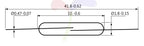 20Pcs/5pcs Reed Switch Magnetic Induction Switch Normally Open Normally Closed NO NC Conversion Sensor Induction 4*28MM 1.8*10