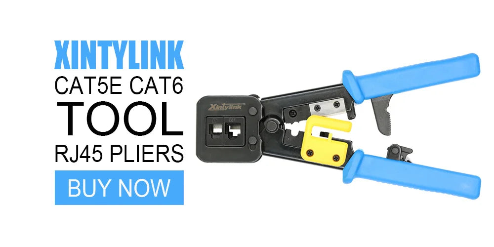 Xintylink RJ45 Crimper Hand Network Tools Pliers CAT5 CAT6 8P RJ45 Cable Stripper Pressing Clamp Tongs Clip New Style Type