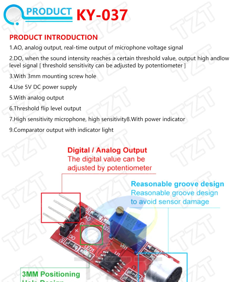 GREATZT Raspberry pi 2 3 the sensors module package HC-SR04 501 DHT11 DS3231 KY-008 Sound Rain Soil sensors for arduino kit