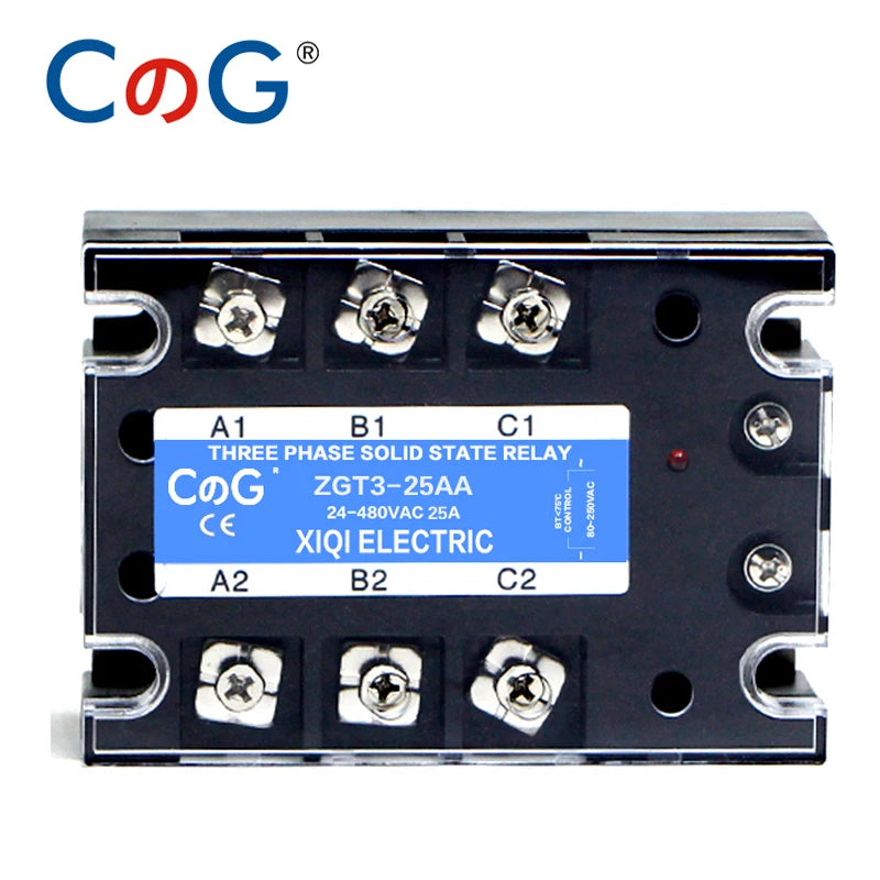 CG 10A 25A 40A 60A 80A AA Three Phase SSR AC Control AC Aluminum Radiator For 40AA Heat Sink SSR AC To AC Sink Solid State Relay