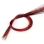 100pcs Dc 3v 12v 0402 0603 1206 Smd Led Diode With Lead Pre Wire Red Wired Pre-soldered Aircraft Up To Car Train Model Light