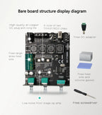 100W+100W TPA3116D2 Bluetooth 5.0 Power Subwoofer Audio Amplifier Board Home Theater HIFI Stereo Audio Amplifier AMP AUX