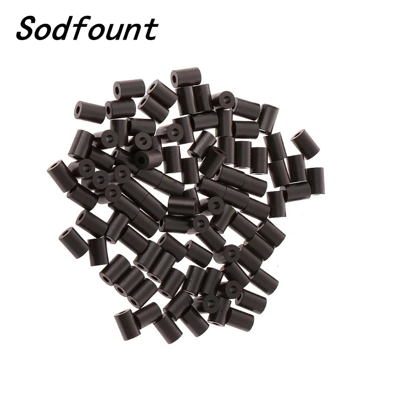 100pcs Hollow Ferrite  Hole Beads 3.5*3*1.5  4*2*2 mm anti-interference  Cores EMI Filter Ring Nickel Zinc  Through Flux