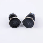1PC Fog lamp LED Momentary Fixation locking waterproof 16mm 19mm Metal Push Button Switch 3V 5V 12V 24V 220V symbol customized