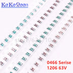 100PCS LF Surface Mount Fuse 0466.500 SMD Very Fast Acting 1206 63V 0.25A 0.375A 0.5A 0.75A 1A 1.25A 1.5A 2A 2.5A 3A 3.5A 4A 5A
