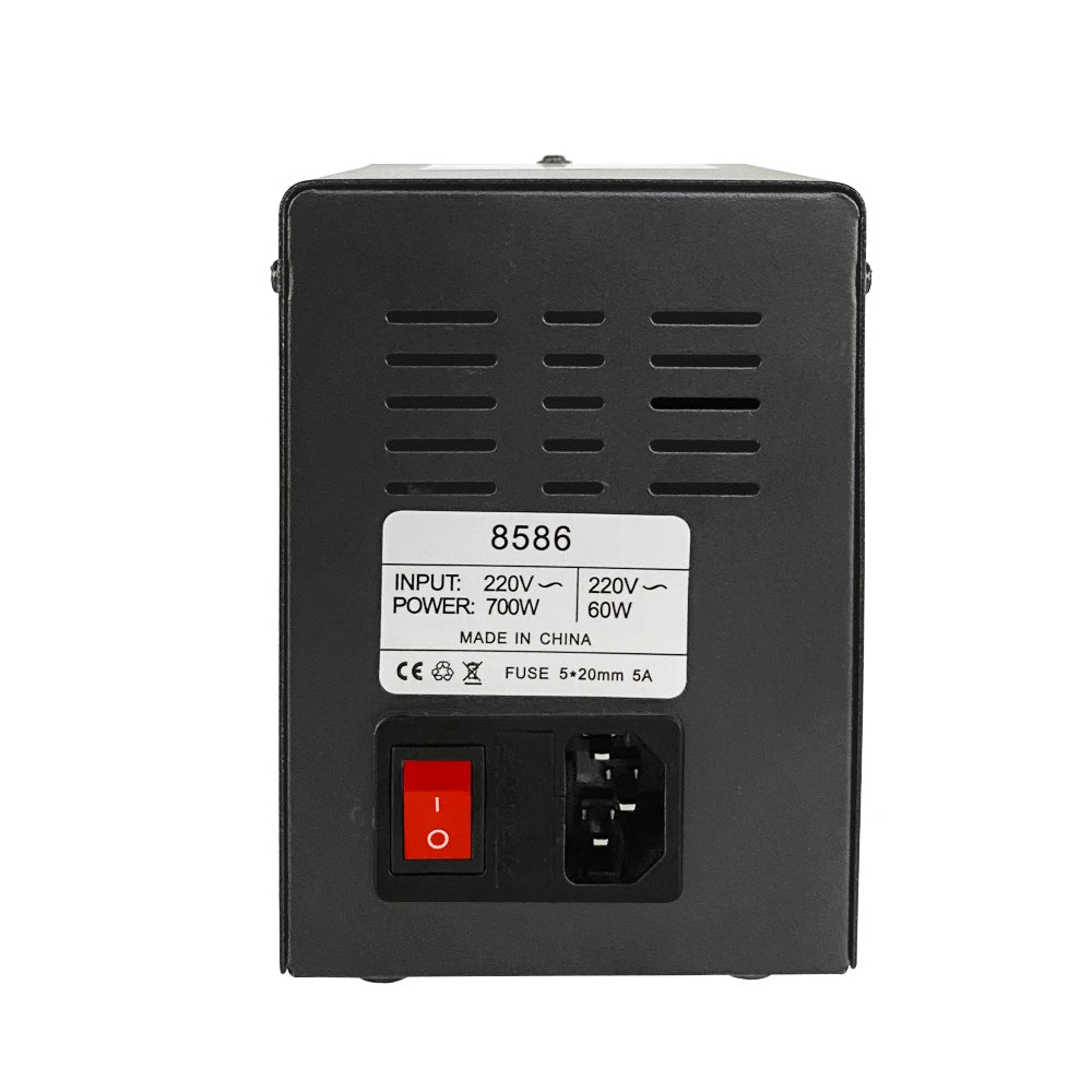 Hot air gun 858D 8586 2 in 1 soldering station 700W 110V 220V BGA Rework SMD SMT welding repair tool Heat gun LED Digital Solder