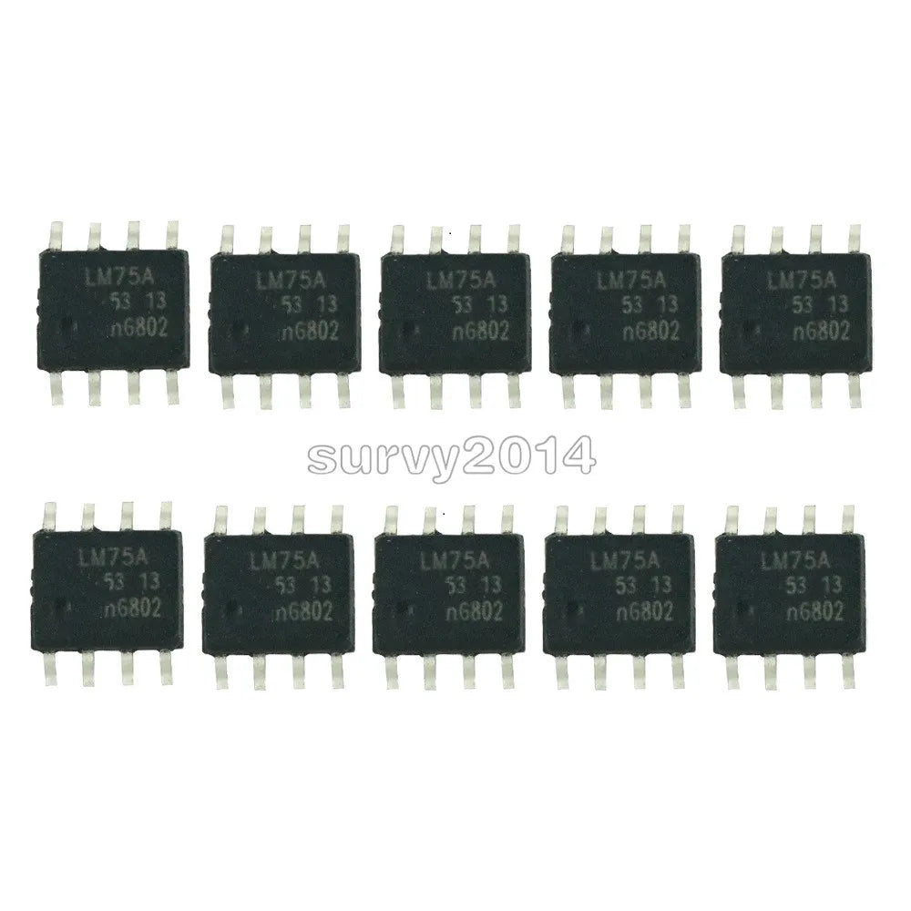2pcs/lot LM75AD LM75A LM75 SOP-8 In Stock