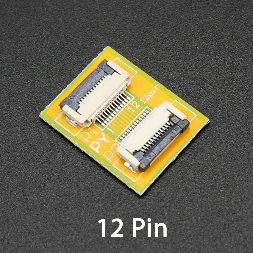 2PCS FPC FFC Flexible Flat Cable Extension Board Conversion Connector 0.5 MM Pitch 6 10 12 24 30 40 50 60 PIN