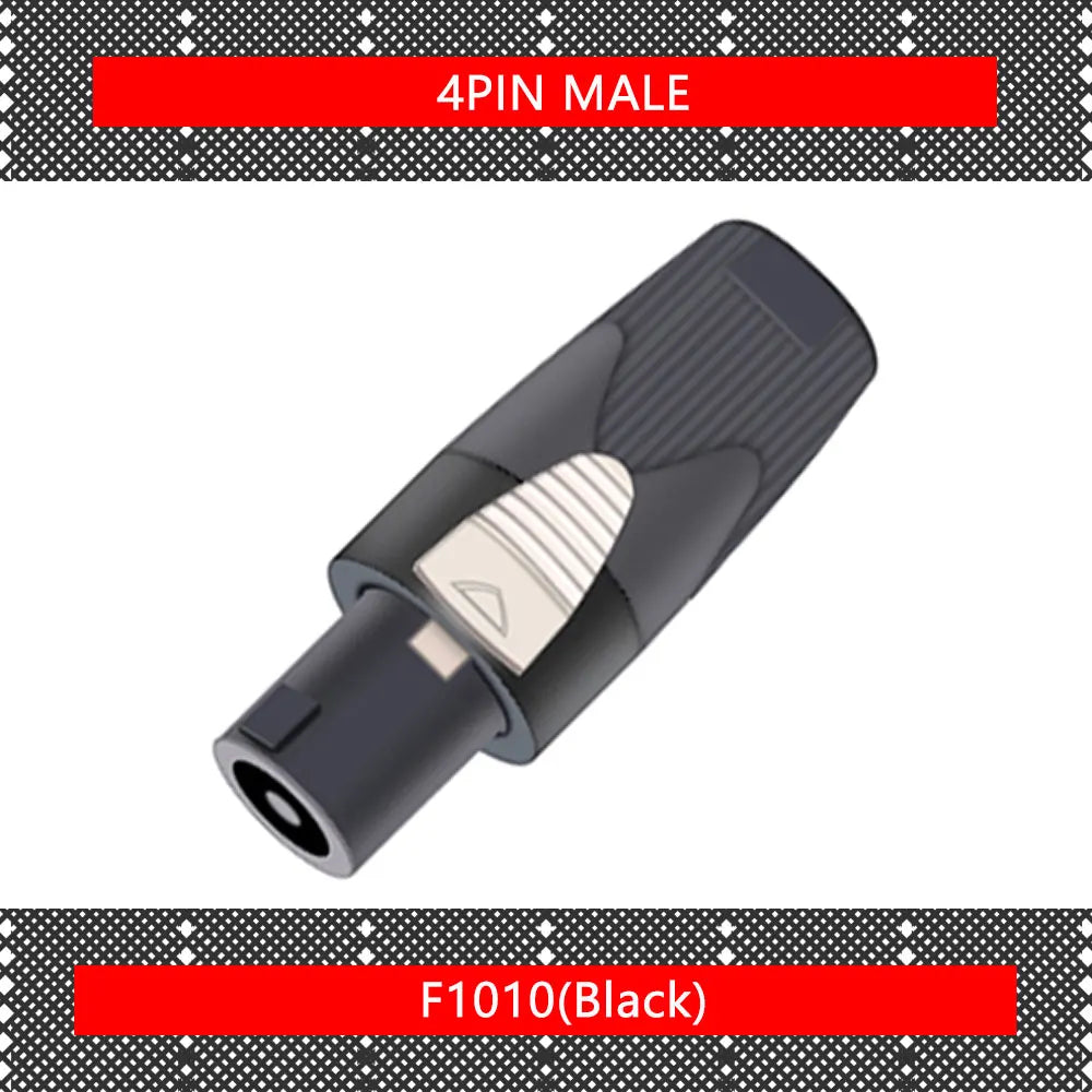 10PCS Speaker Powercon connector NL4FX Speakon 4 Pole Plug Male Professional audio power plug Red&Blue