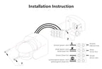 180 Degree Outdoor IP44 PIR Infrared Motion Sensor Switch Motion Detector Automatic Lighting Switch Home Security Alarm System